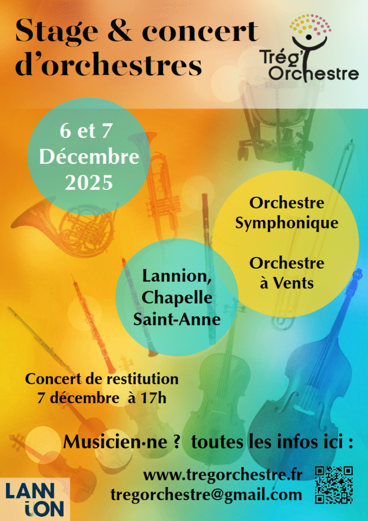 Affiche du stage de décembre 2025